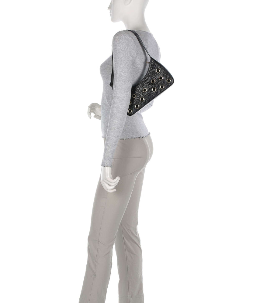 Núnoo New Zealand Apollo 2 Eyelet Shoulder bag black