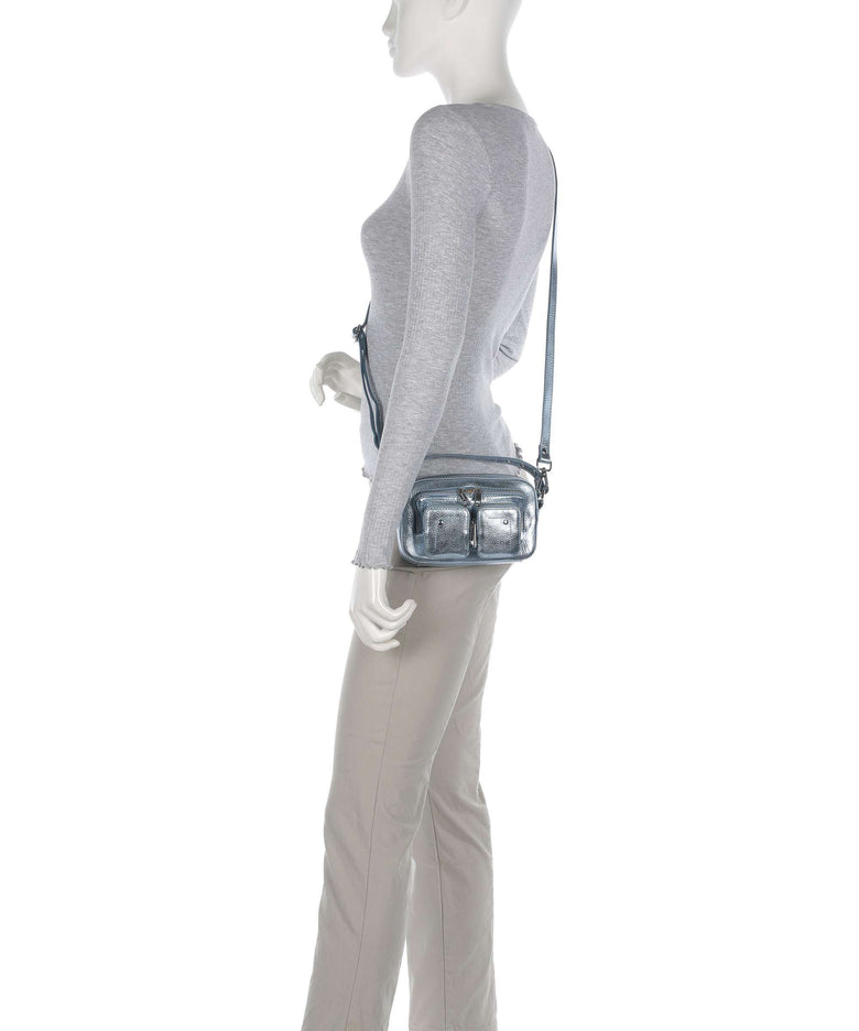 Núnoo Metallic Helena Crossbody bag light blue