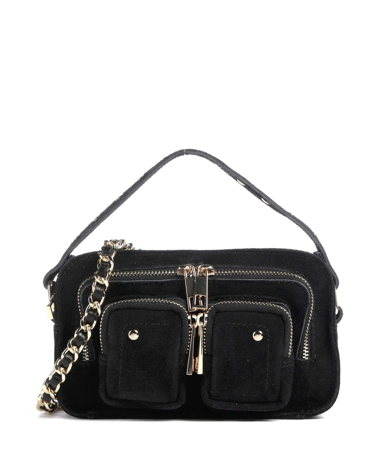 Núnoo Suede Helena Crossbody bag black