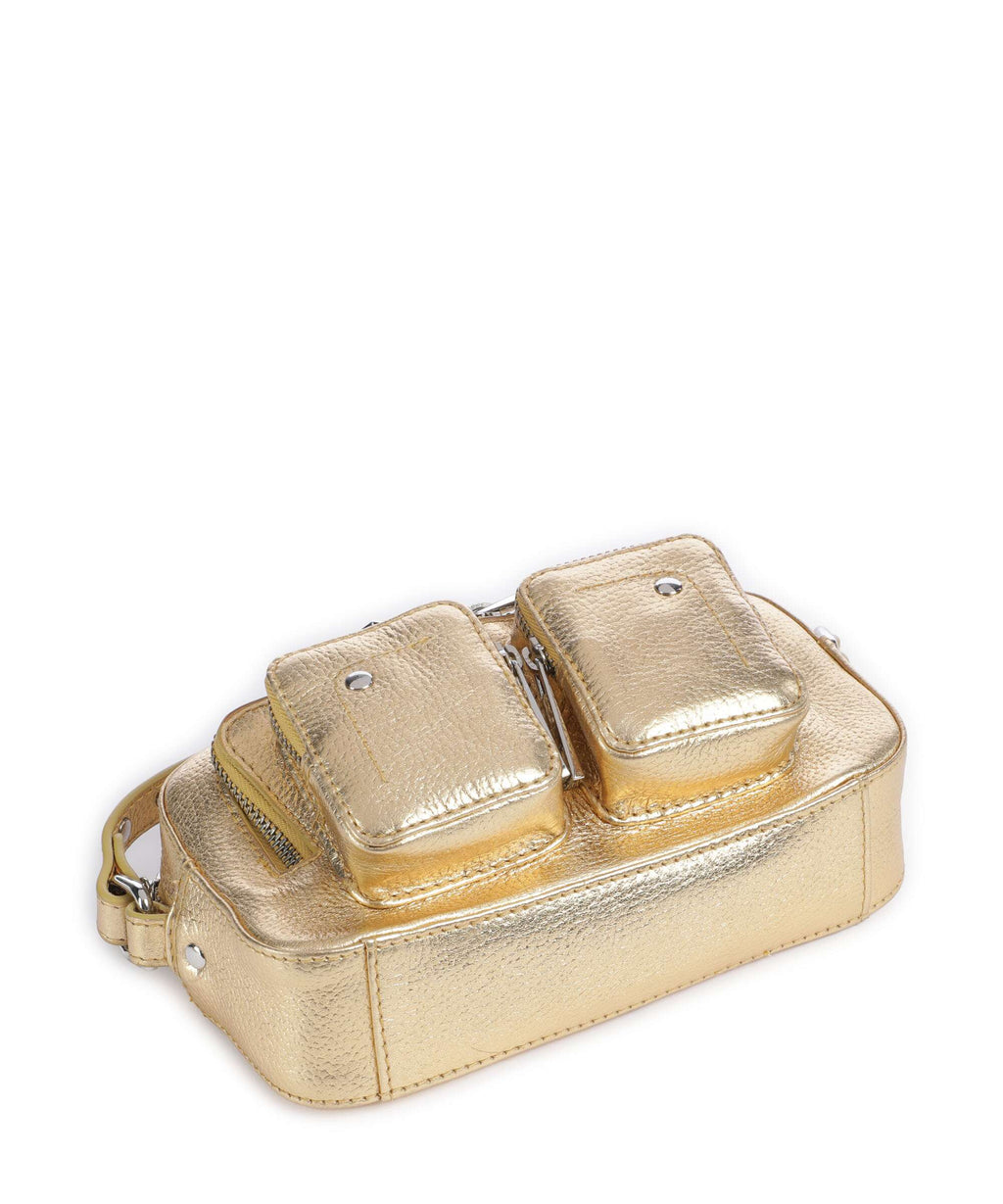 Núnoo Metallic Helena Crossbody bag light gold