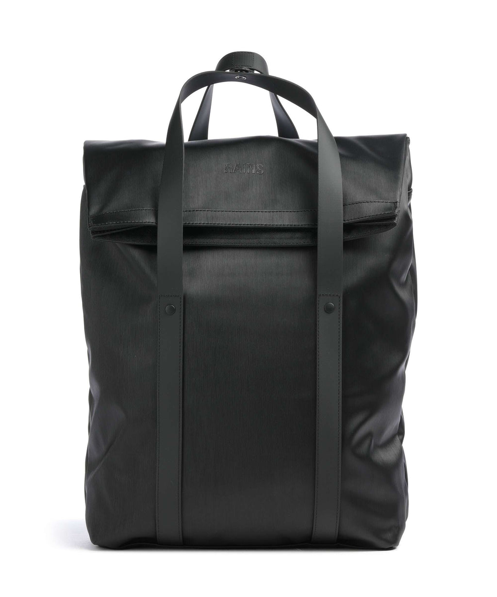 Rains 2 Way Backpack bag black grain