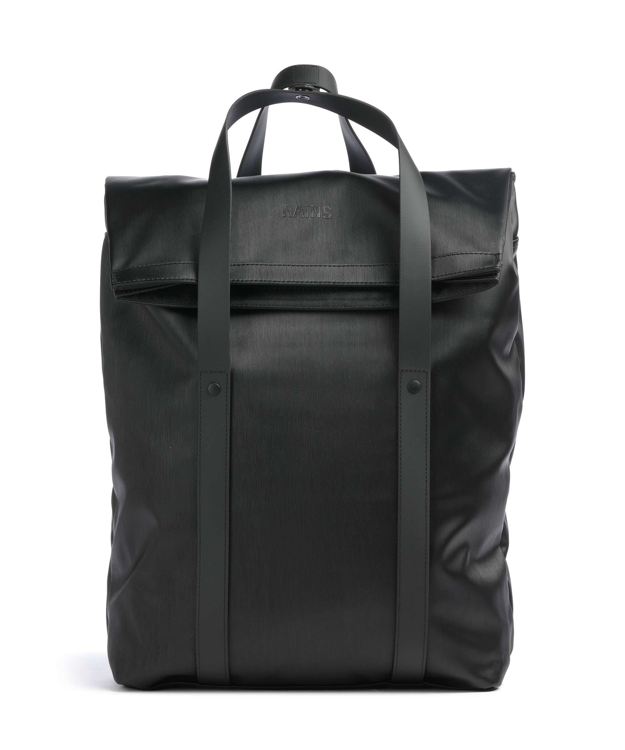 Rains 2 Way Backpack bag black grain