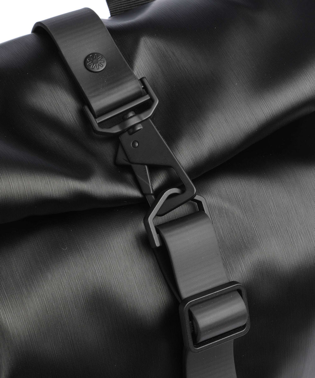 Rains Rolltop backpack black grain