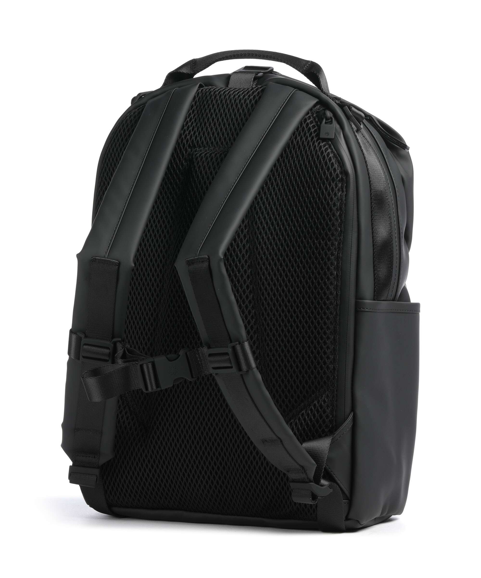 Rains Clip Front Backpack polyester, polyurethane black