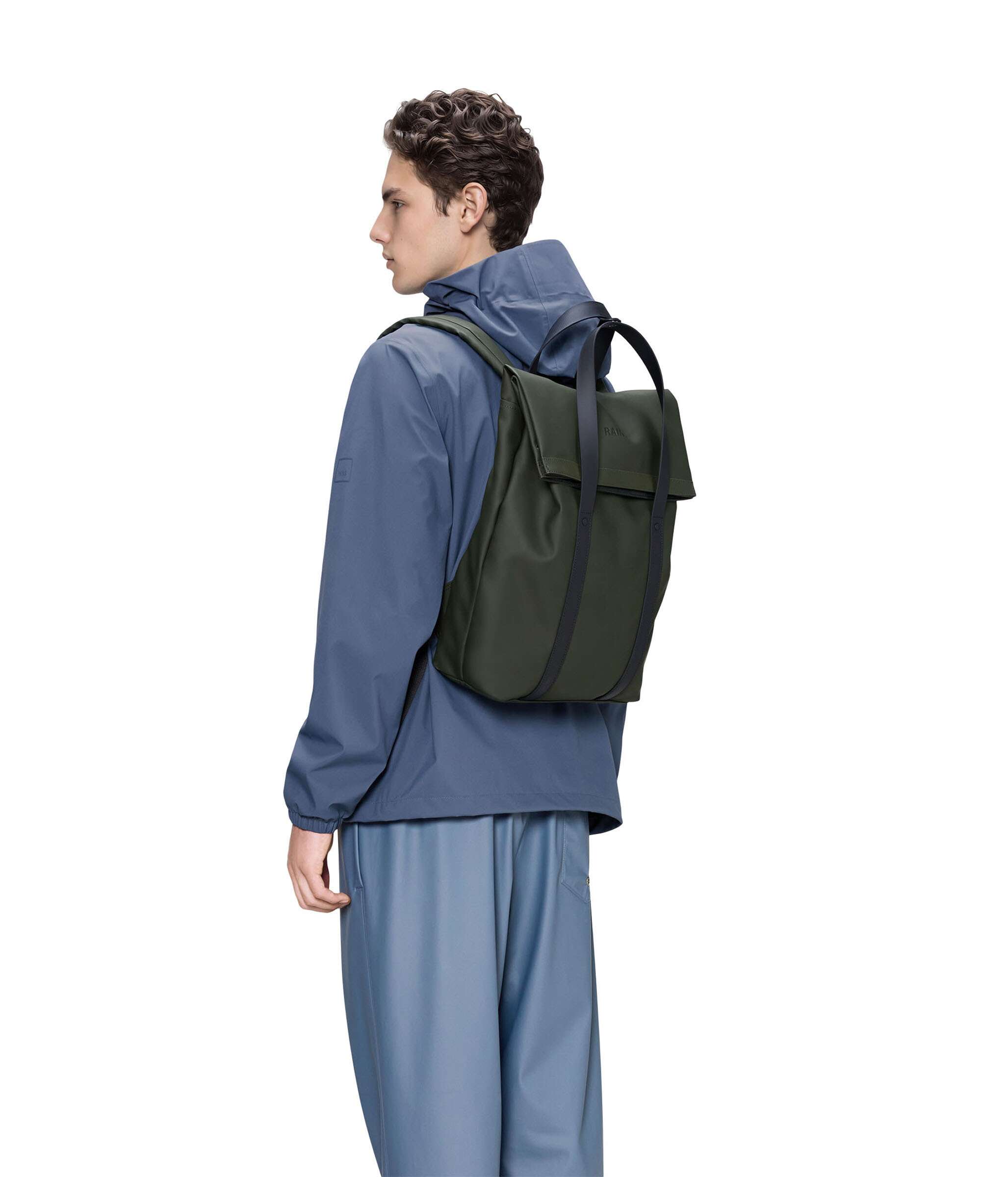 Rains 2 Way Backpack bag green