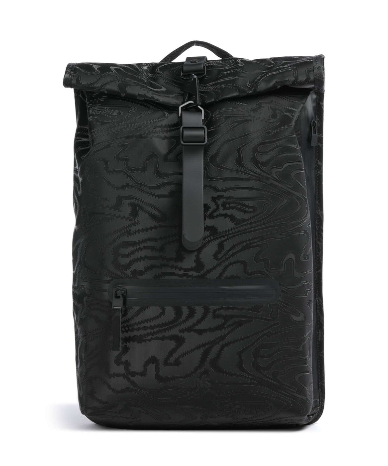 Rains Rolltop backpack 16″ polyurethane, polyester black