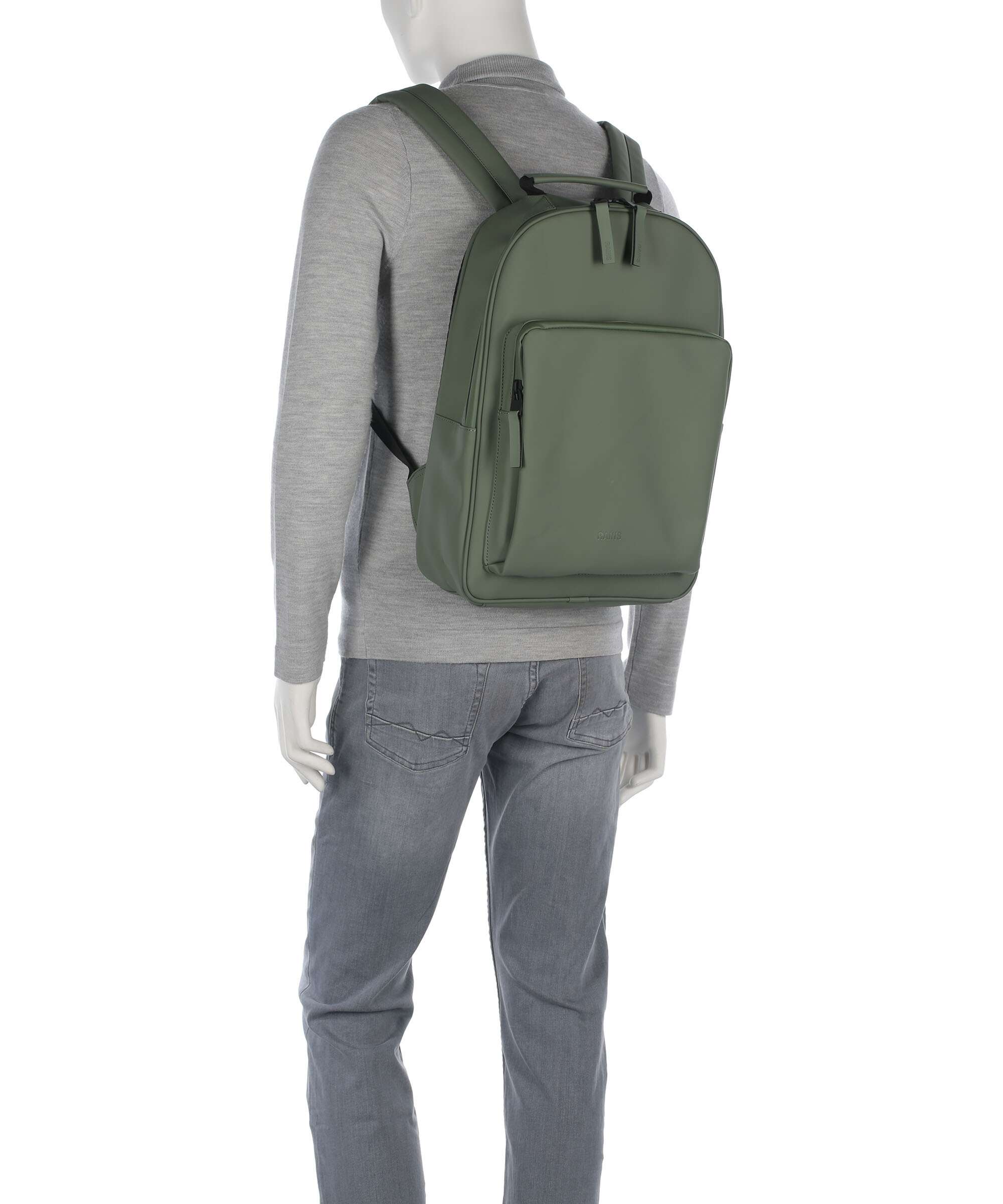 Rains Large Backpack polyurethane, polyester well