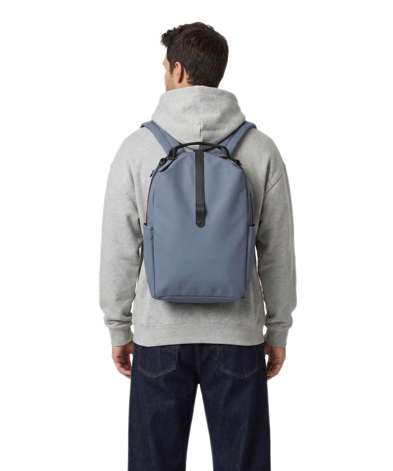 Rains Clip Front Backpack blue dusk