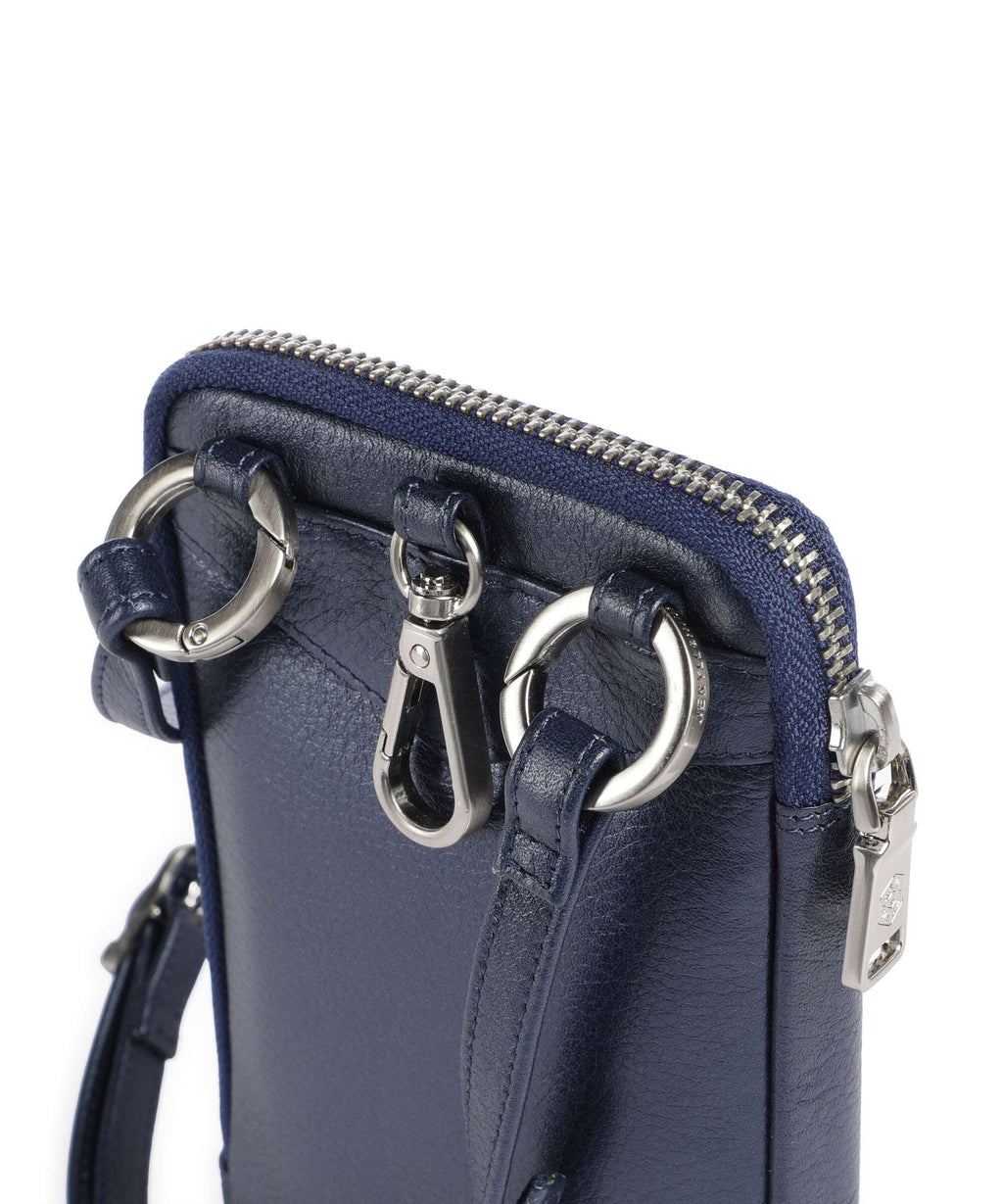 Jekyll & Hide Paris Phone bag metallic indigo