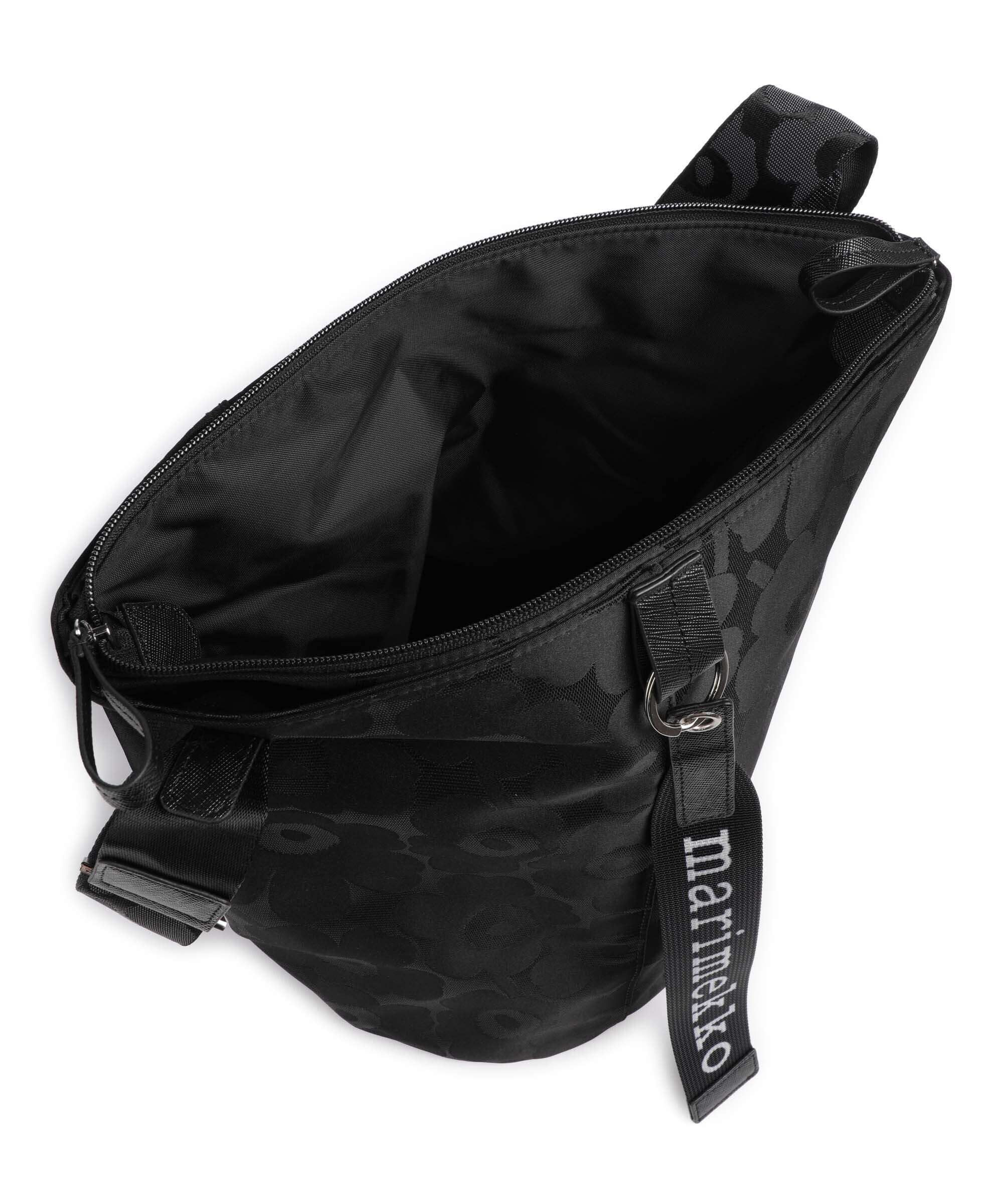 Marimekko Unikko All Day Hobo bag black