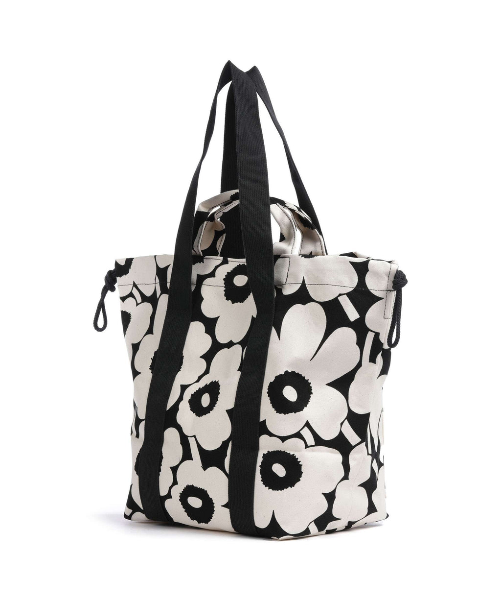 Marimekko Unikko Mono City Tote bag cotton/black