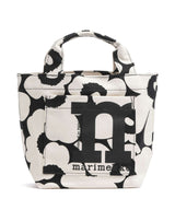 Marimekko Unikko Mono Mini Handbag cotton/black