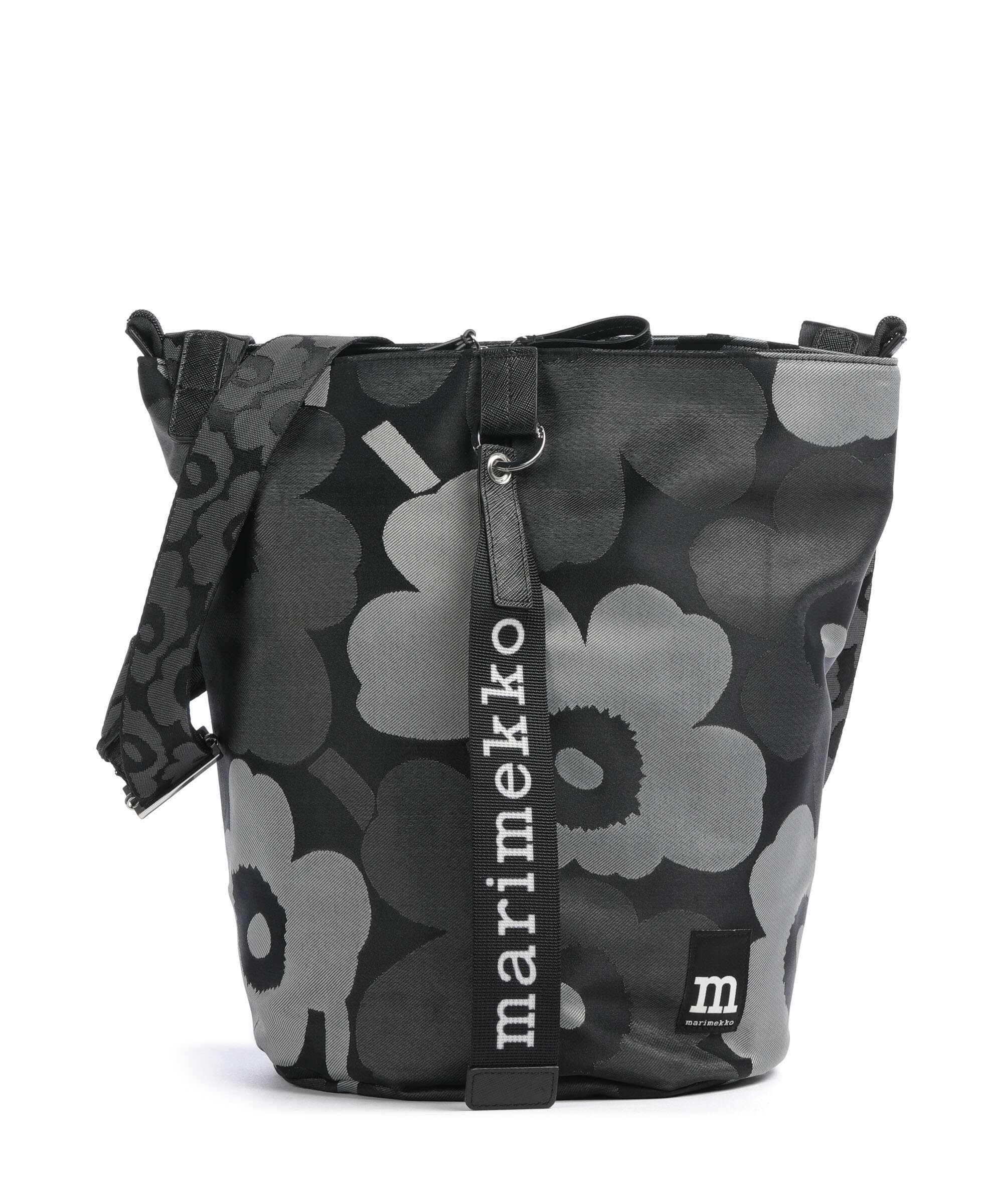 Marimekko Unikko All Day Bucket bag grey/dark grey/black