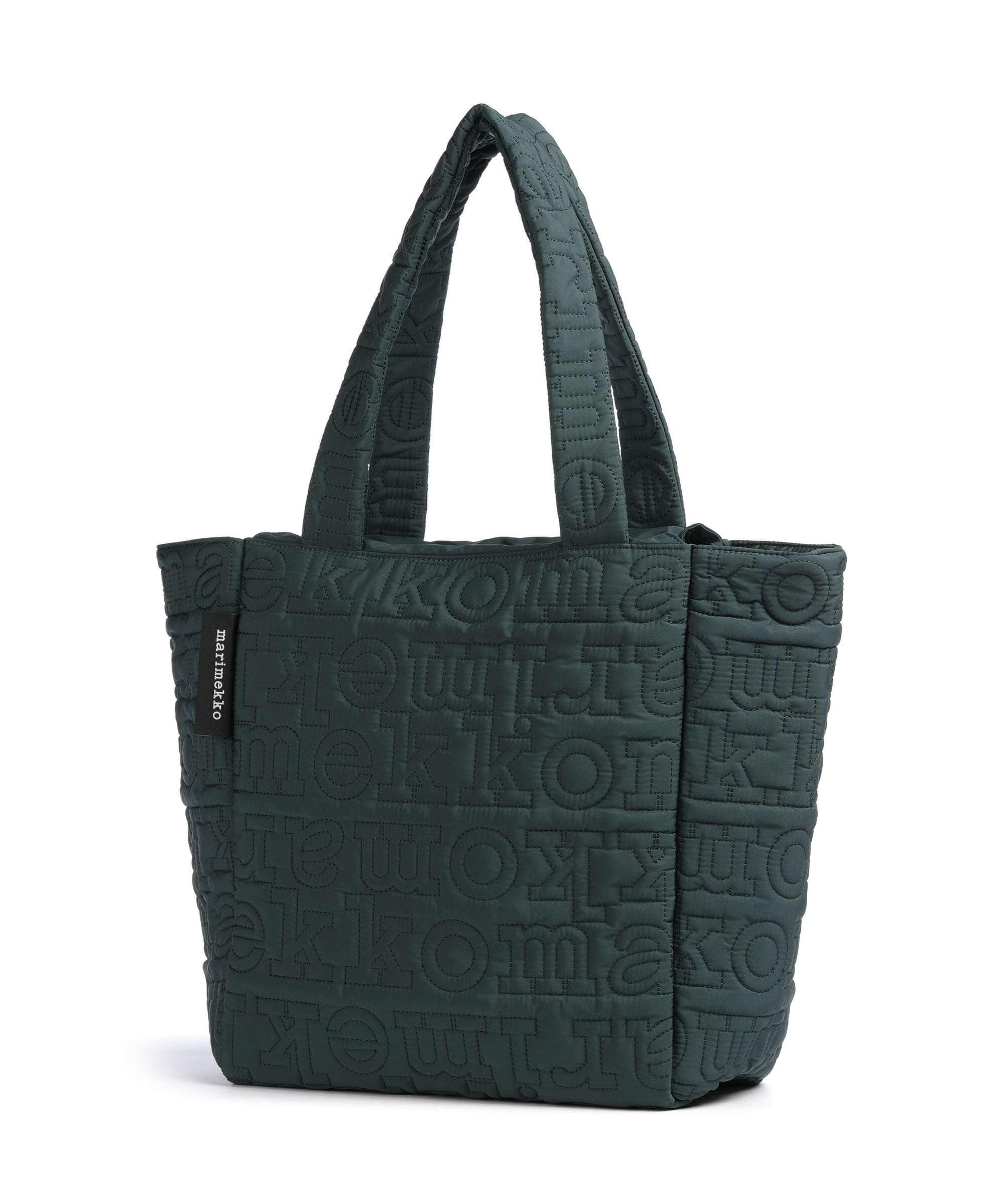 Marimekko Joy M Logo Tote bag dark green