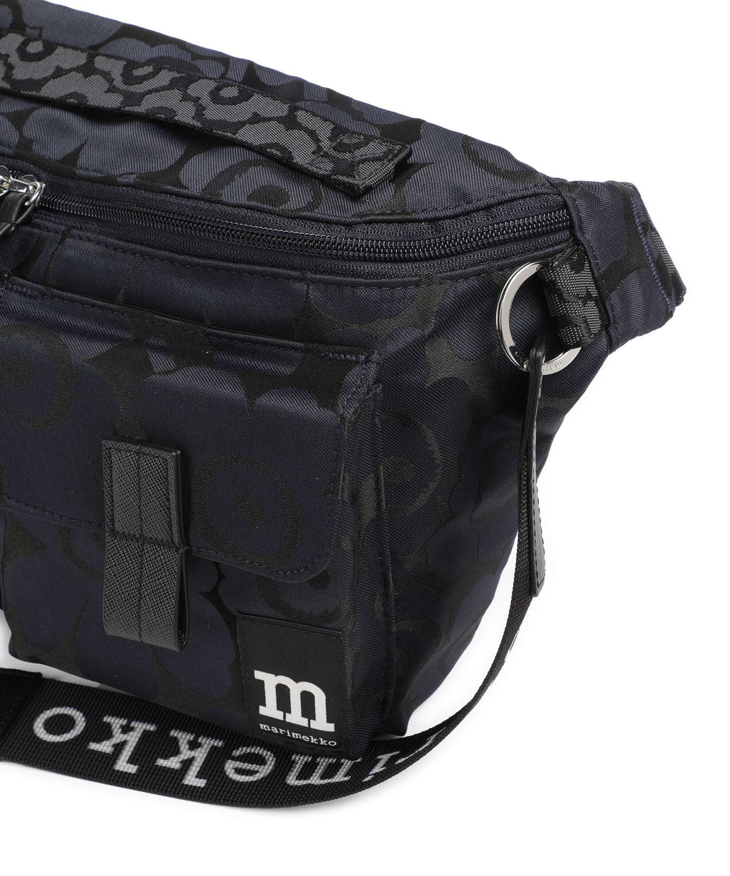 Marimekko Unikko M Crossbody bag blue/dark blue