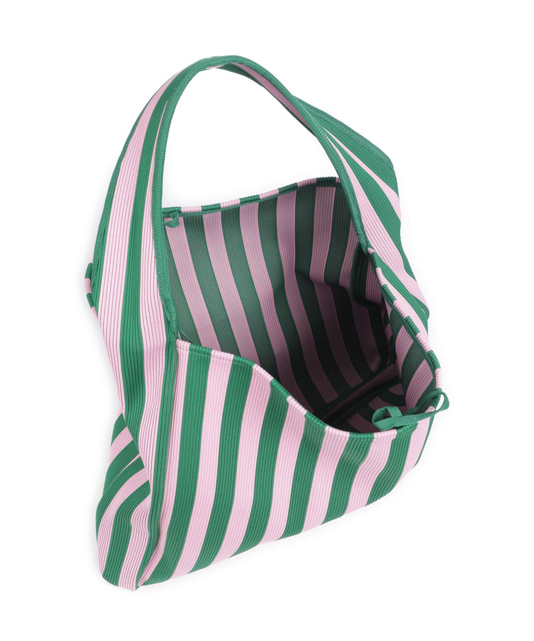 Marimekko Knitted Merirosvo Hobo bag pink/dark green