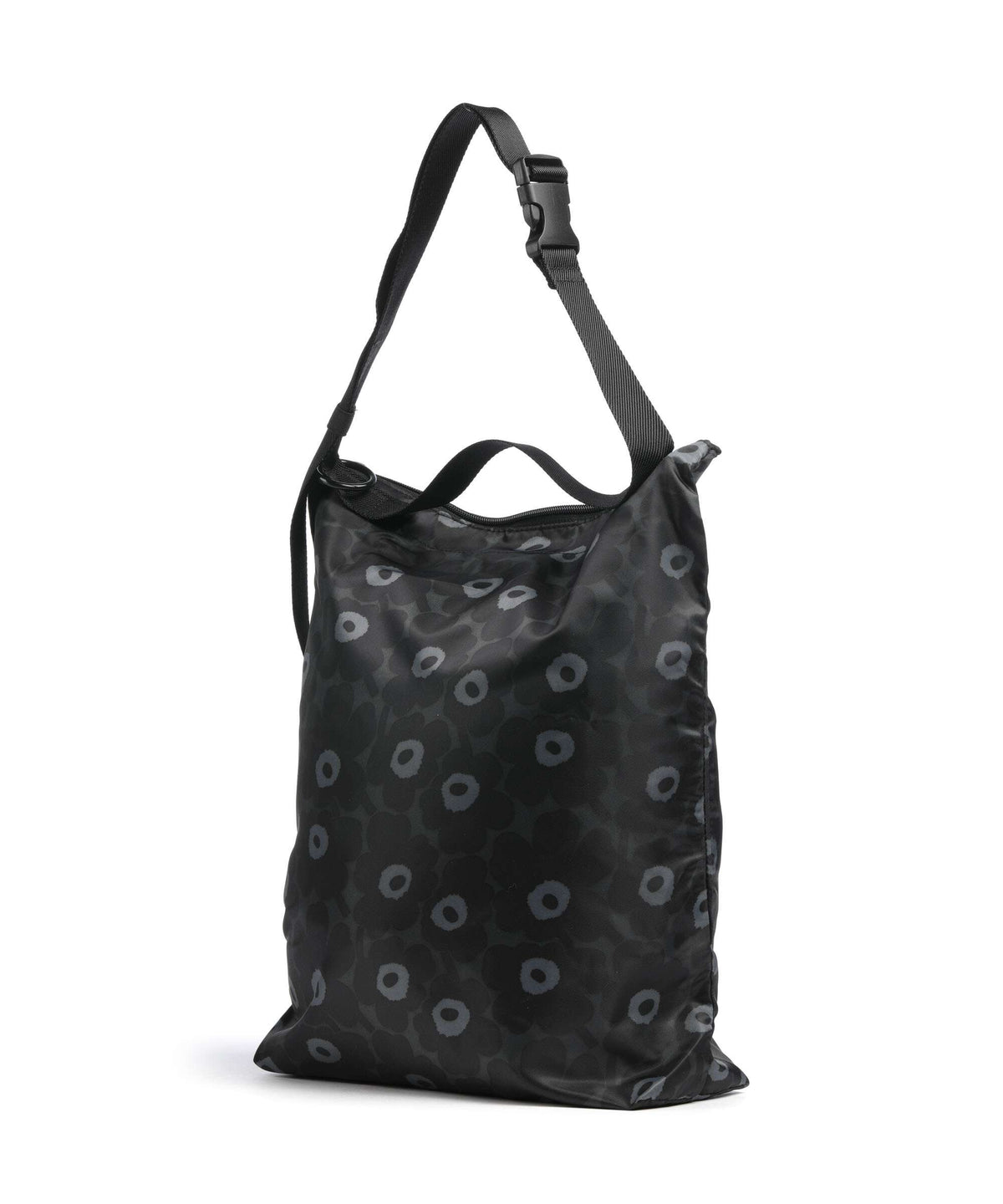 Marimekko Neat Unikko M Hobo bag black/dark grey