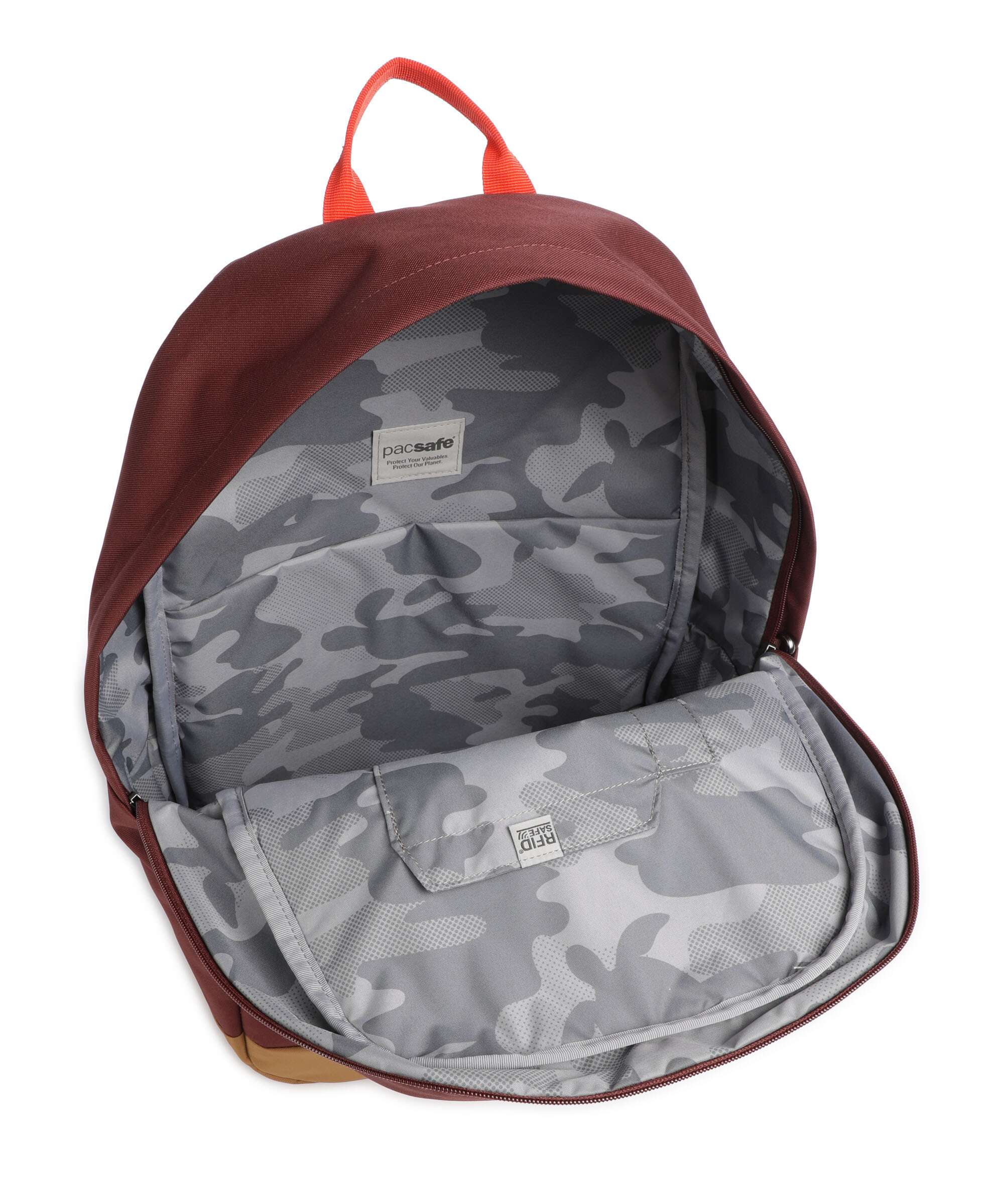 Pacsafe Go 25 Backpack garnet red