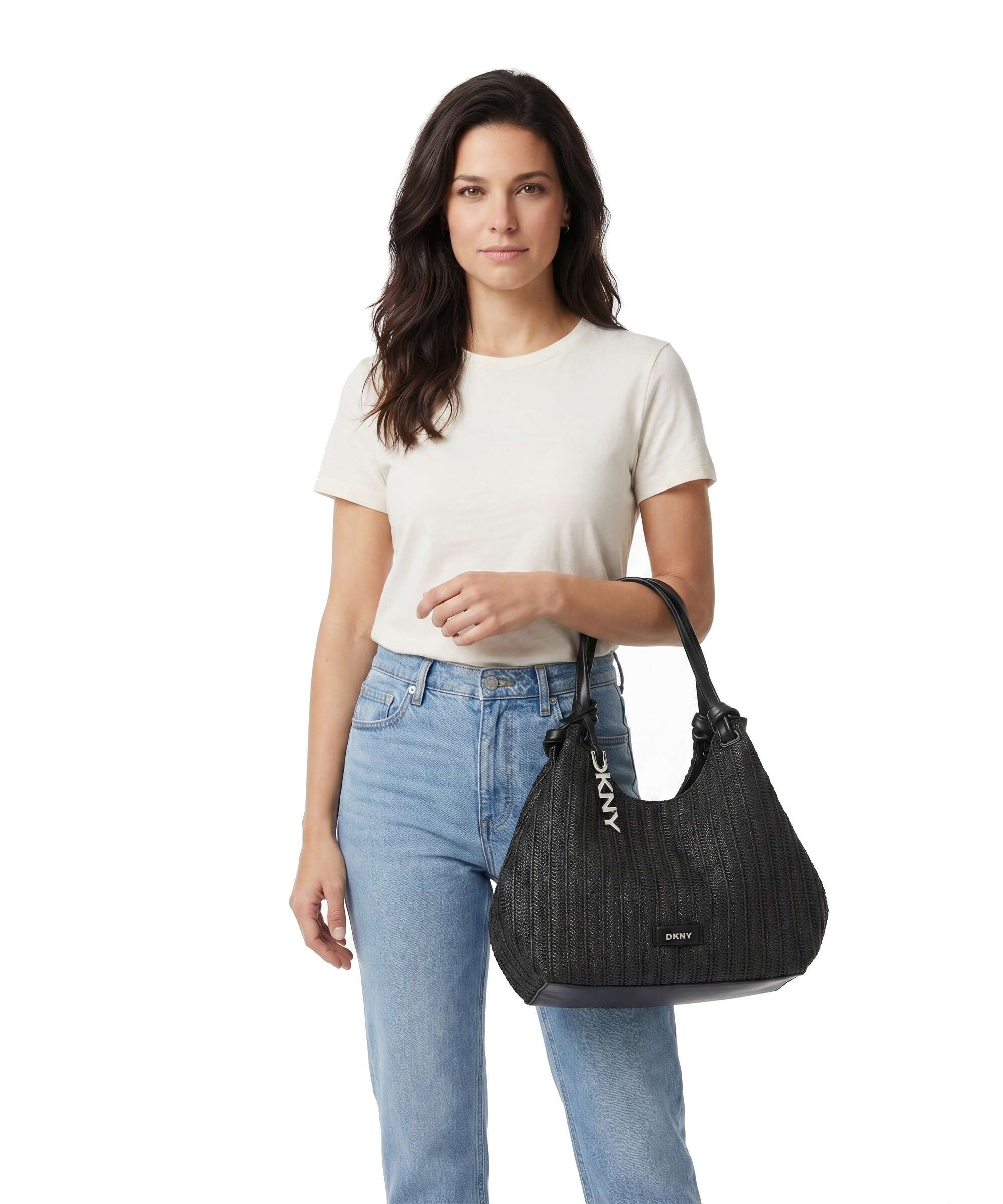 DKNY Paula Medium Tote bag black/silver