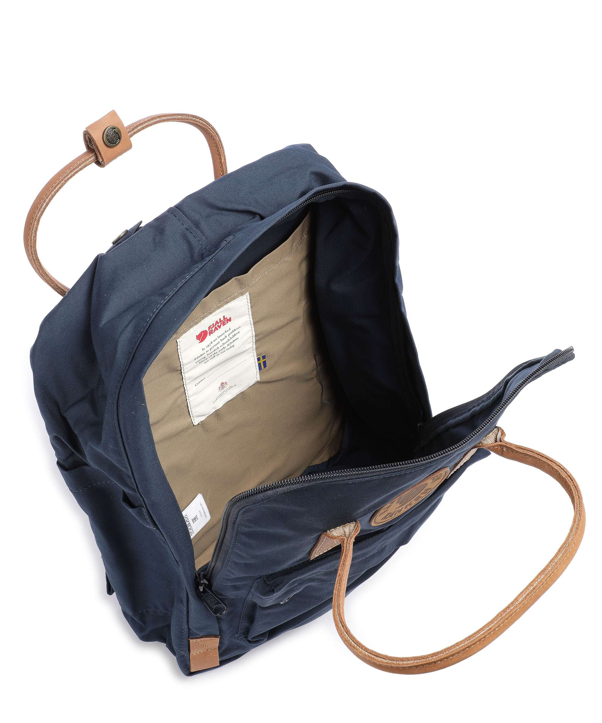 Fjällräven Kånken No. 2 Backpack organic cotton, recycled polyester navy