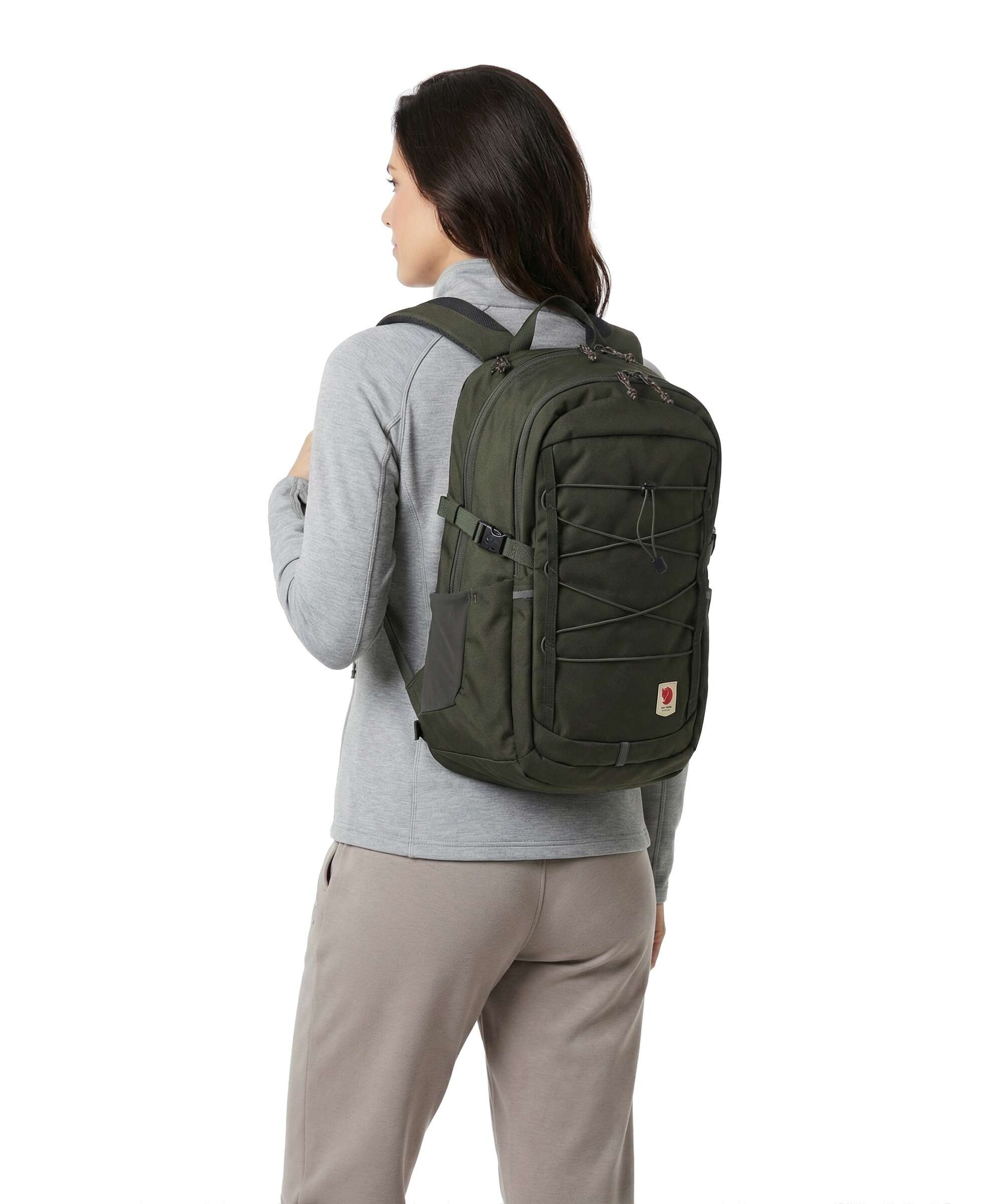 幻幽 Fjällräven Skule 28 Hiking backpack 15″ polyester deep forest
