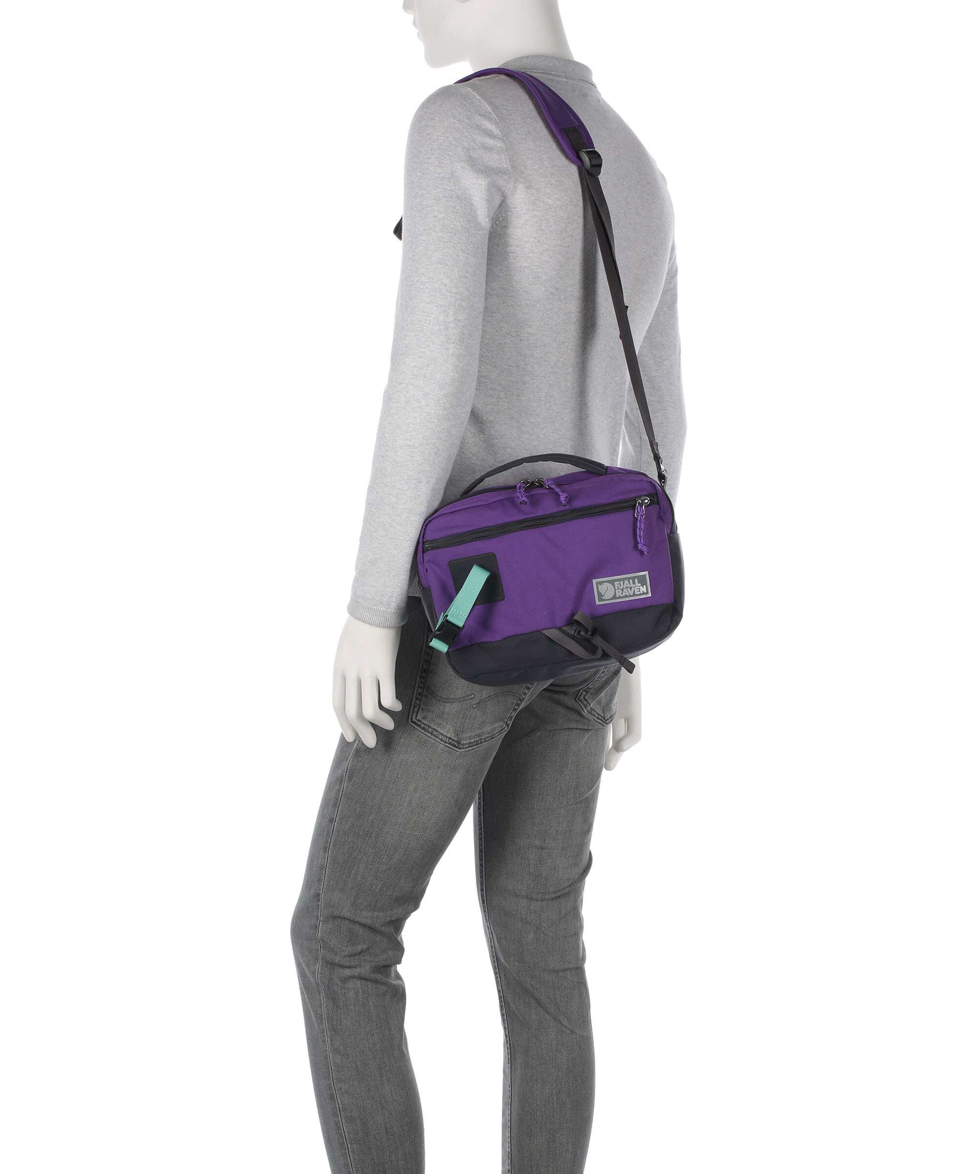 Fjällräven Vardag 6 Crossbody bag violette/coal black