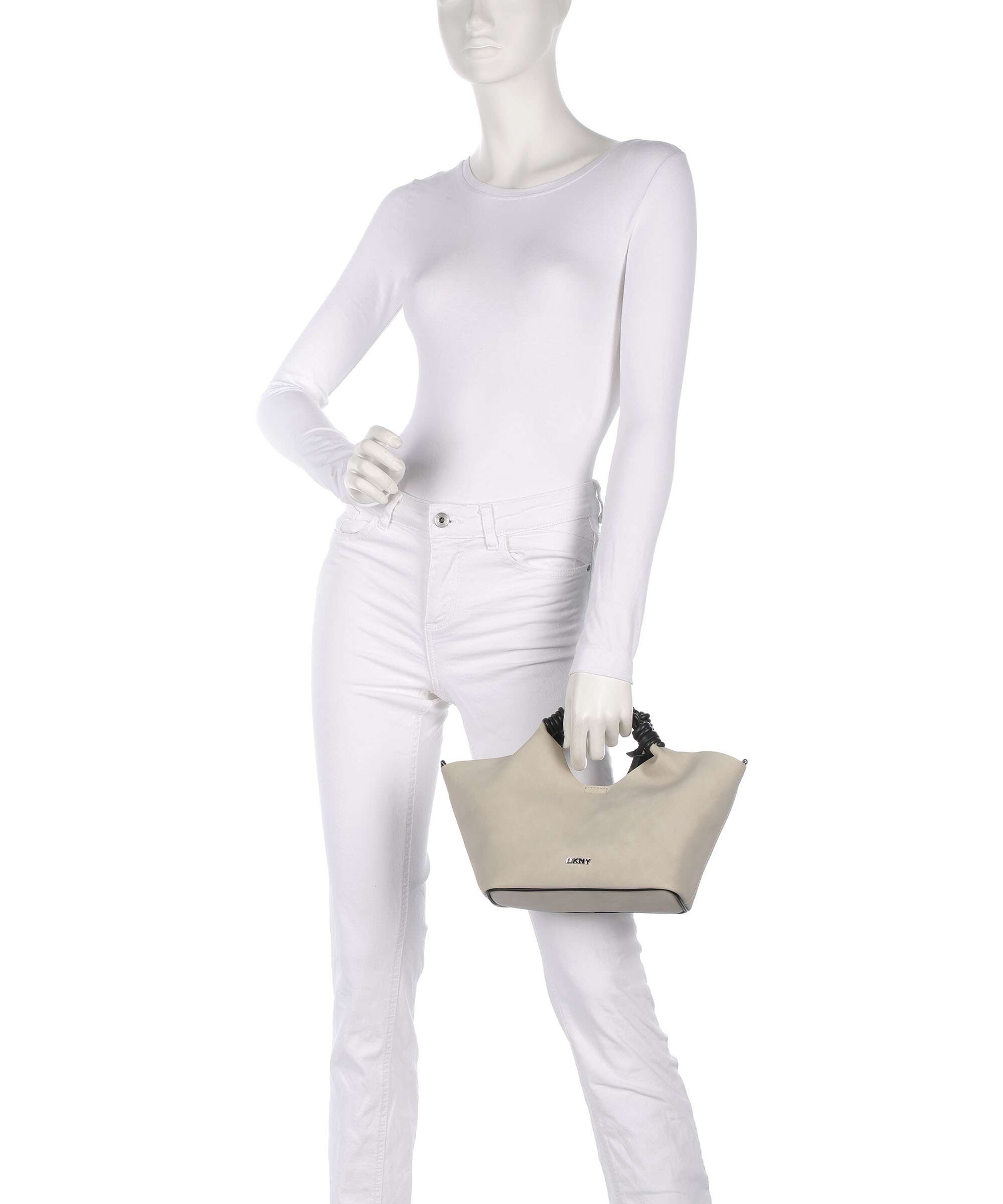 DKNY Paula Commuter Small Handbag light taupe