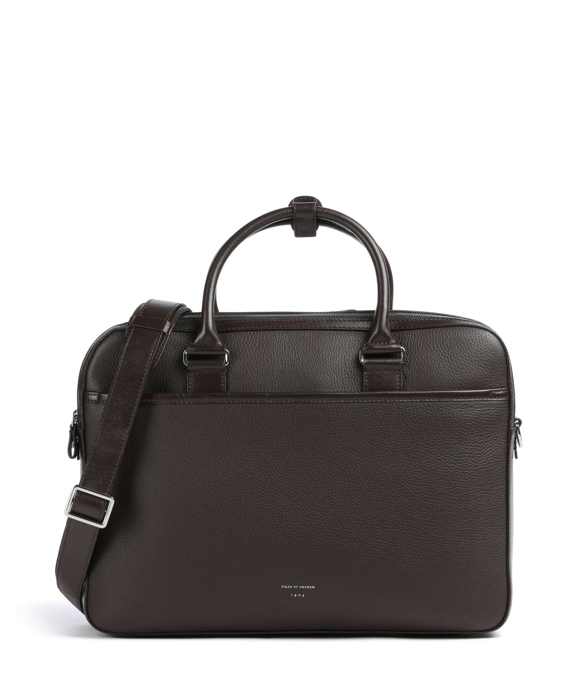 Tiger of Sweden Burin Briefcase dark brown