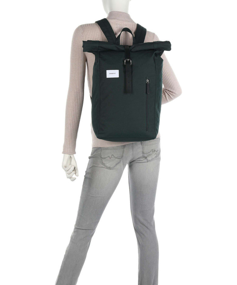 Sandqvist Ground Dante Rolltop backpack dark blue