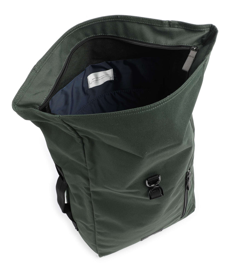 Sandqvist Ground Dante Vegan Rolltop backpack dawn green