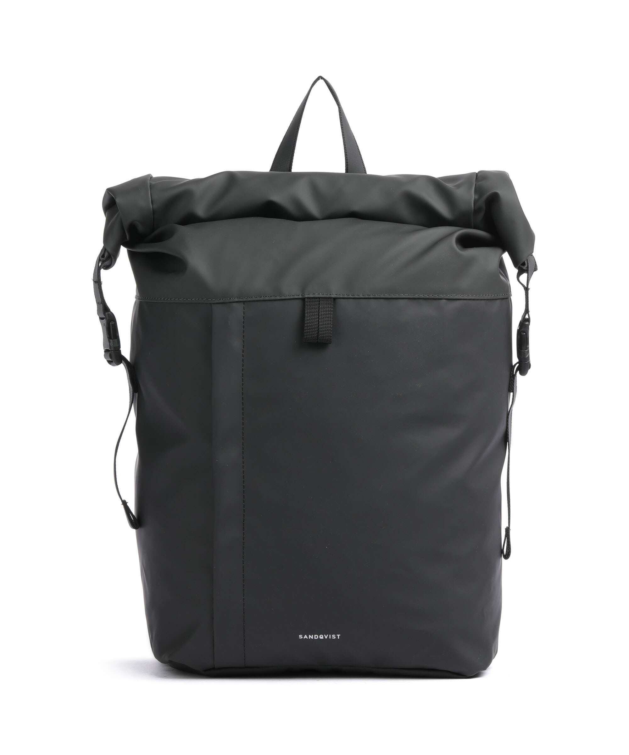 Sandqvist Stream Konrad Rolltop backpack multicolour/black/dark green