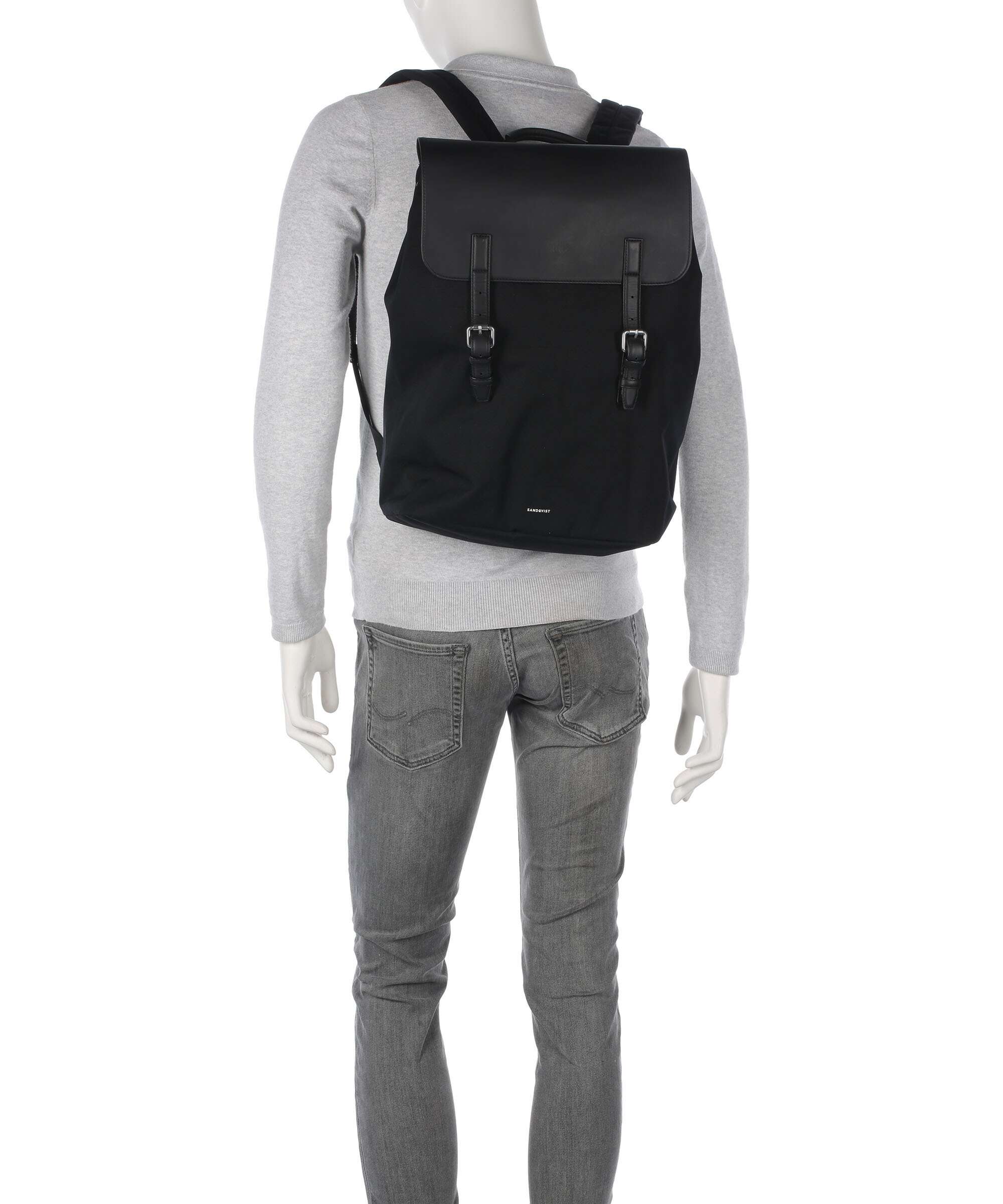Sandqvist Everyday Classics Lid L Backpack black