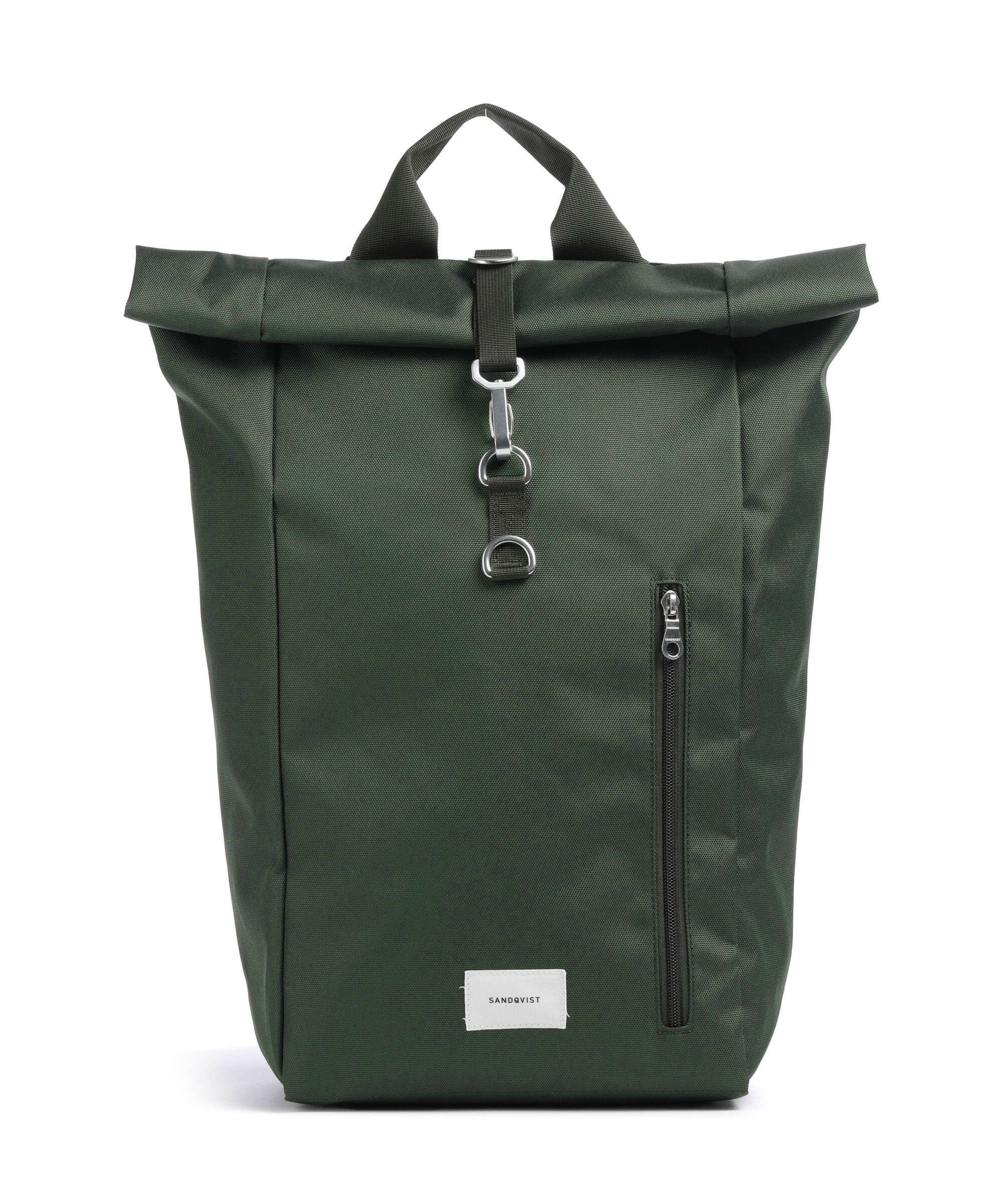 Sandqvist Ground L Rolltop backpack dawn green