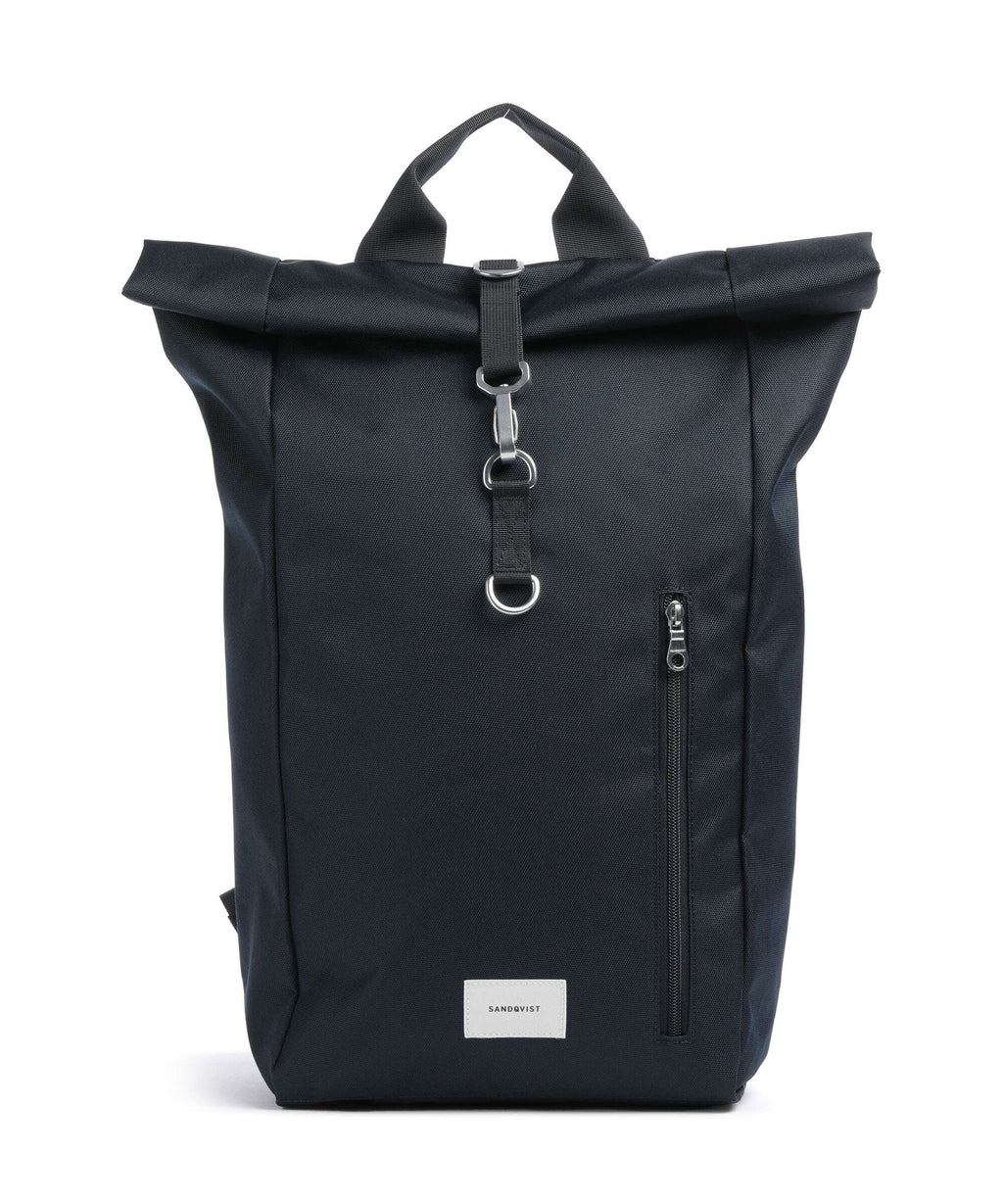 Sandqvist Ground L Rolltop backpack navy