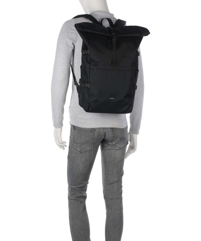 Sandqvist Icon L Rolltop backpack black
