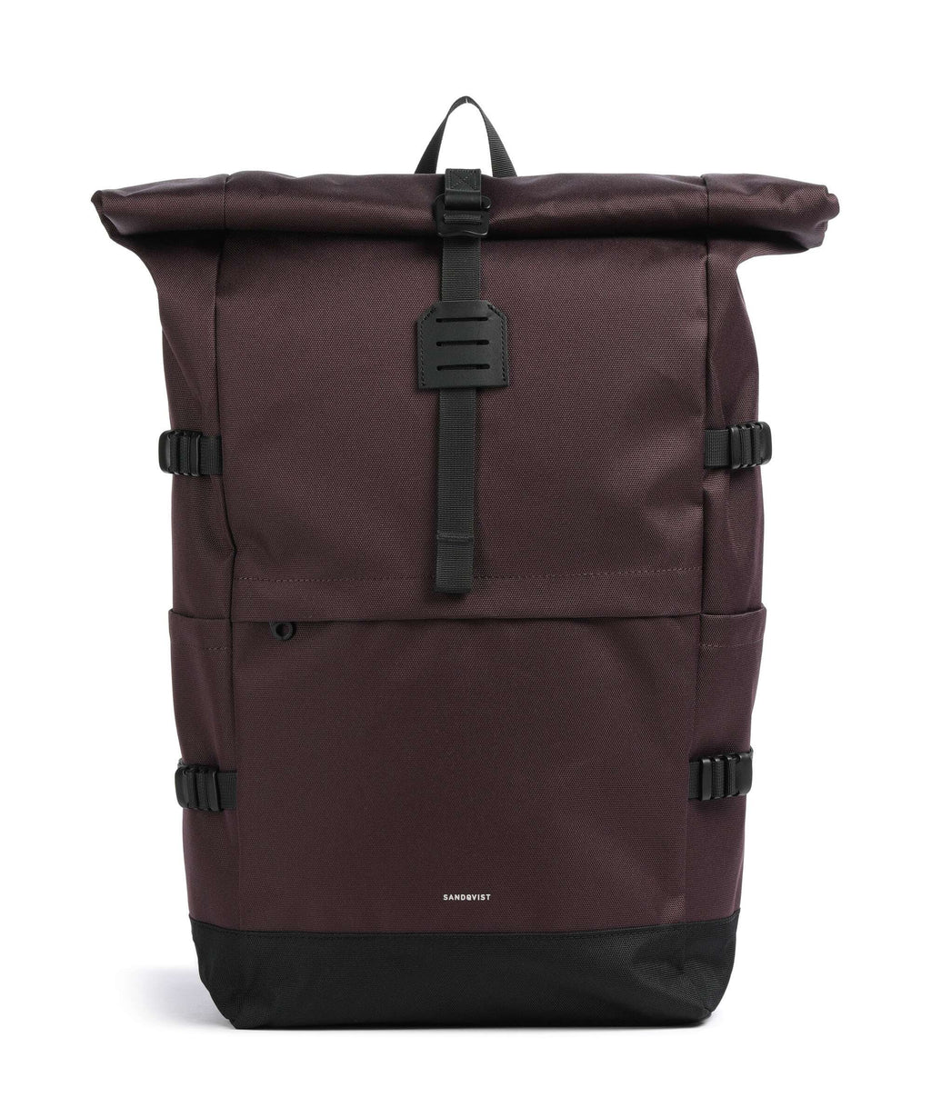 Sandqvist Icon L Rolltop backpack cabernet
