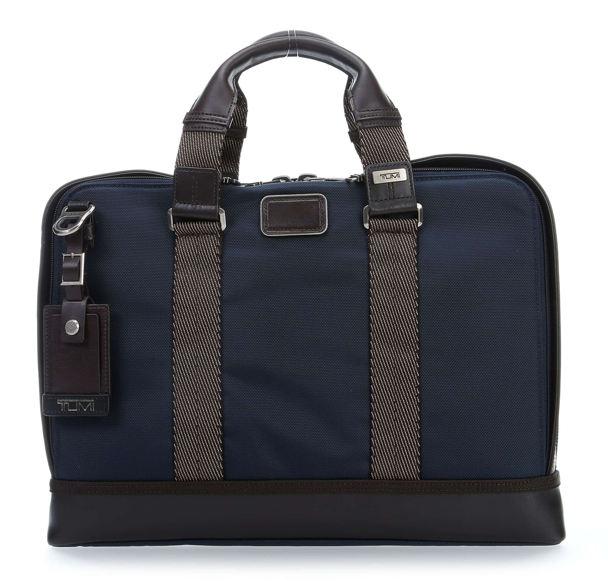 tumi Alpha Bravo Andrews Briefcase navy