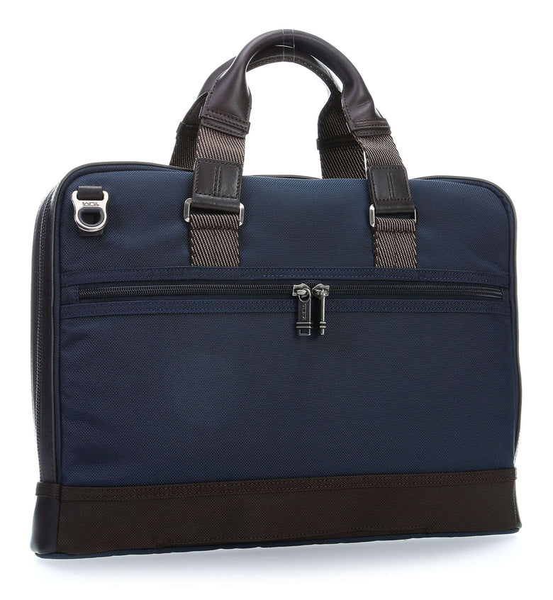 tumi Alpha Bravo Andrews Briefcase navy
