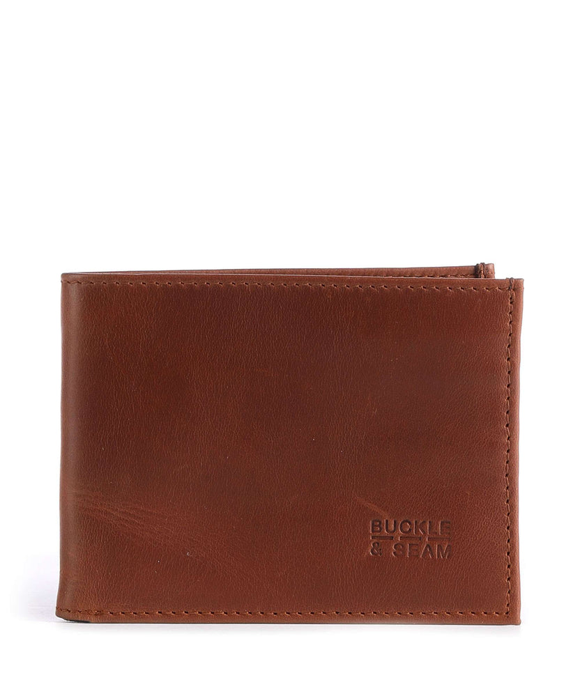 Buckle & Seam Bill Wallet cognac