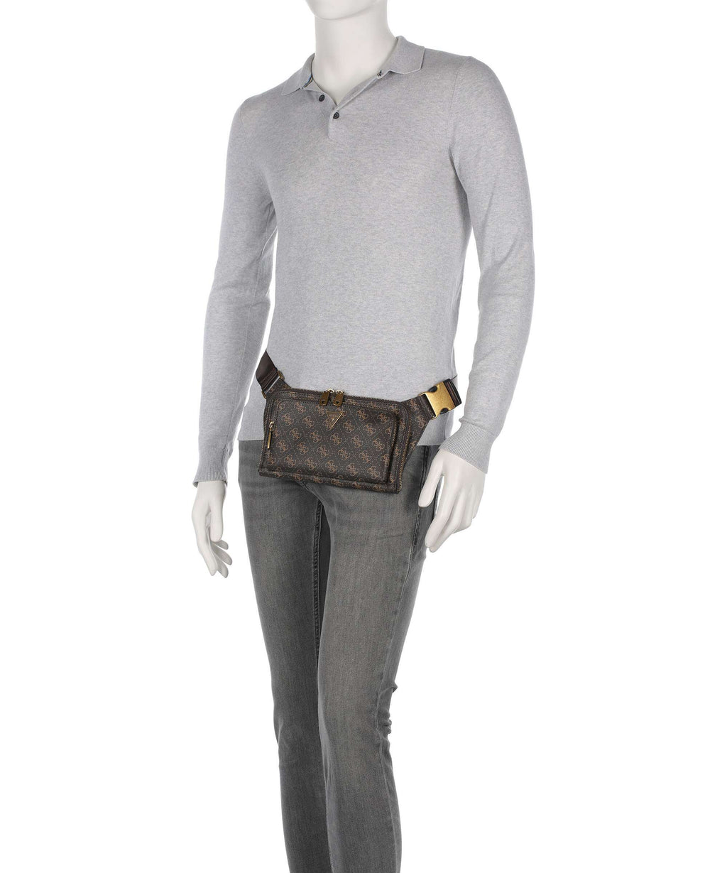 Guess Milano 4G Eco Belt bag brown/ochre
