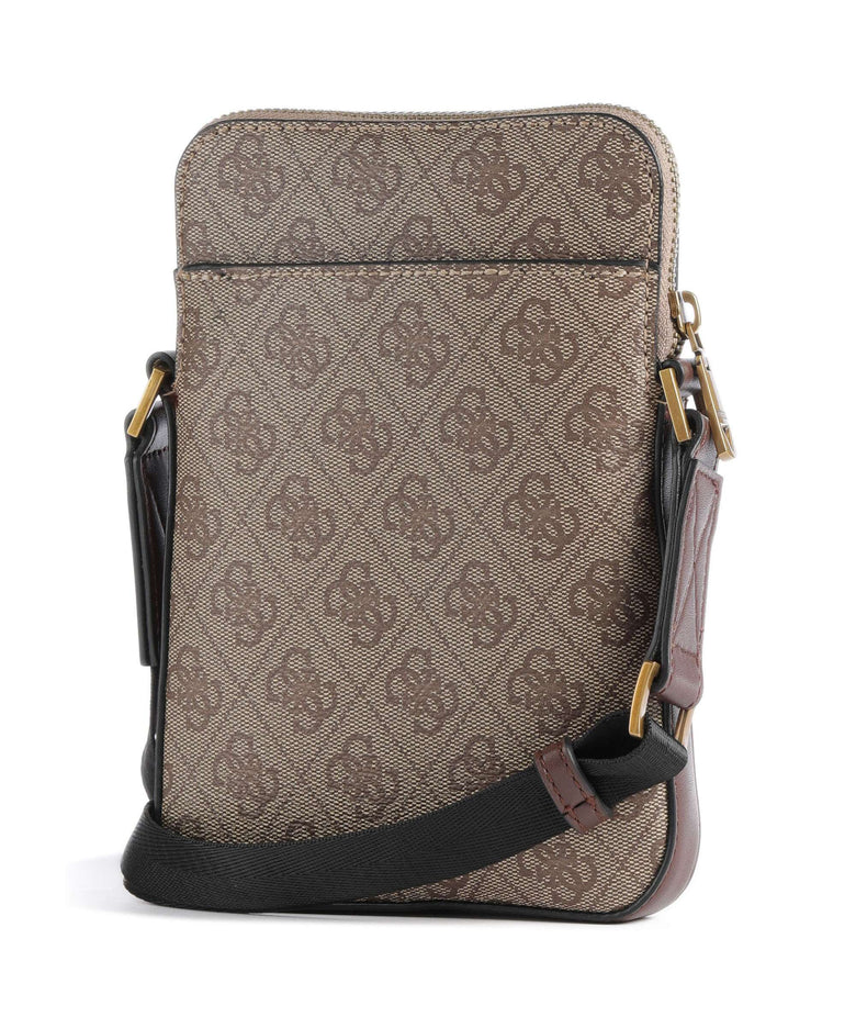 Guess Vezzola Eco Crossbody bag beige/brown