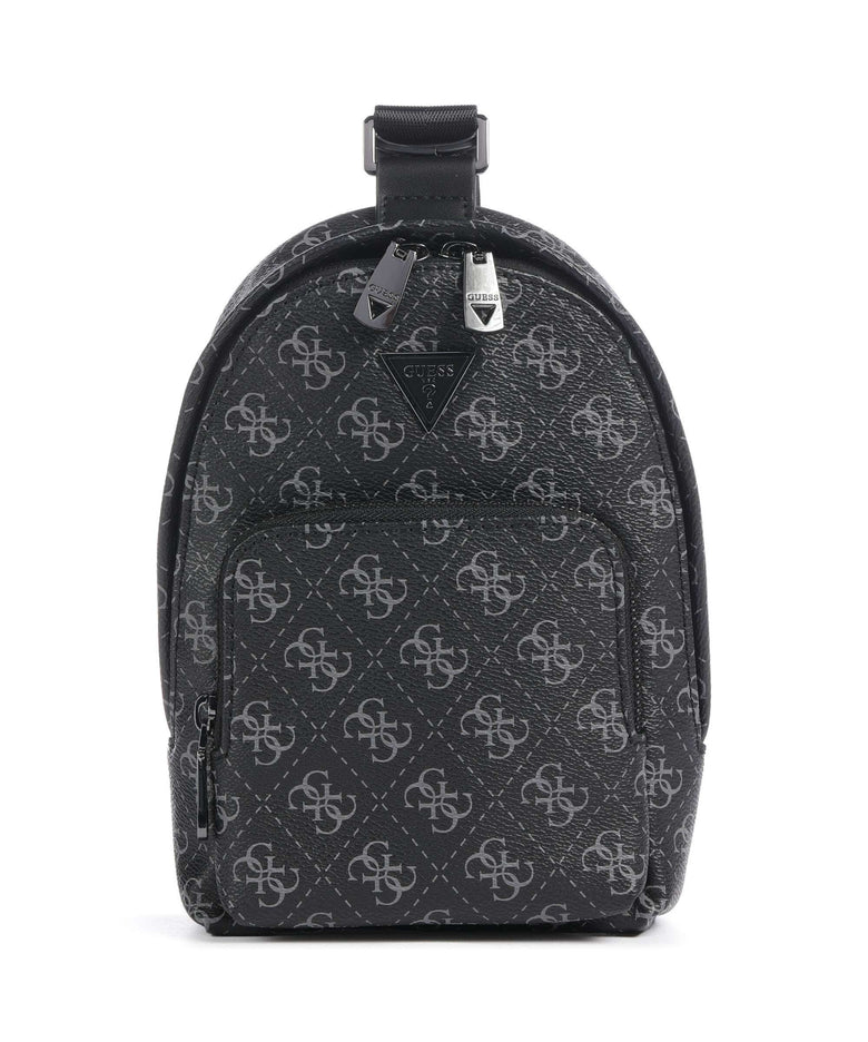 Guess Milano Eco Sling bag dark black