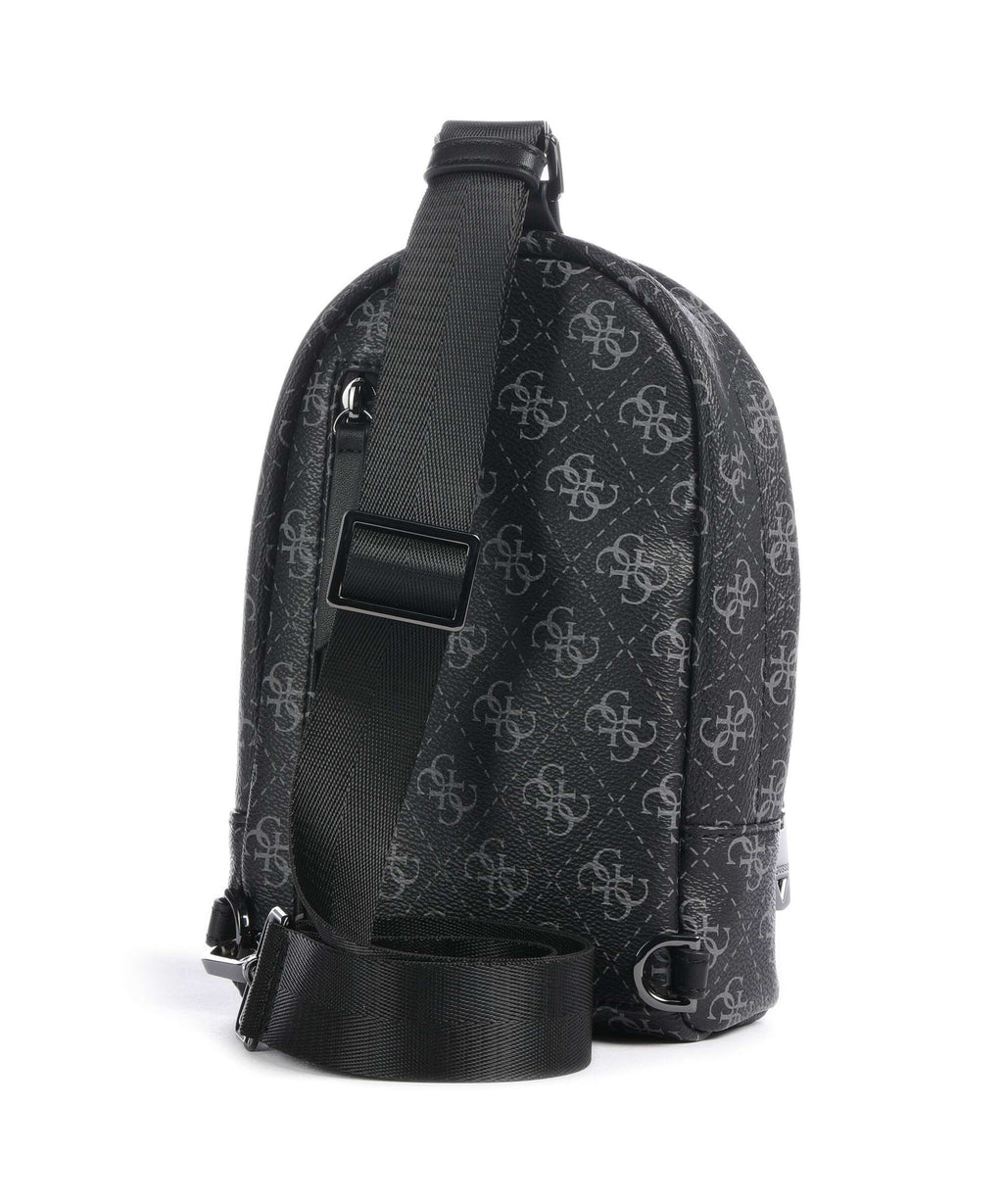 Guess Milano Eco Sling bag dark black