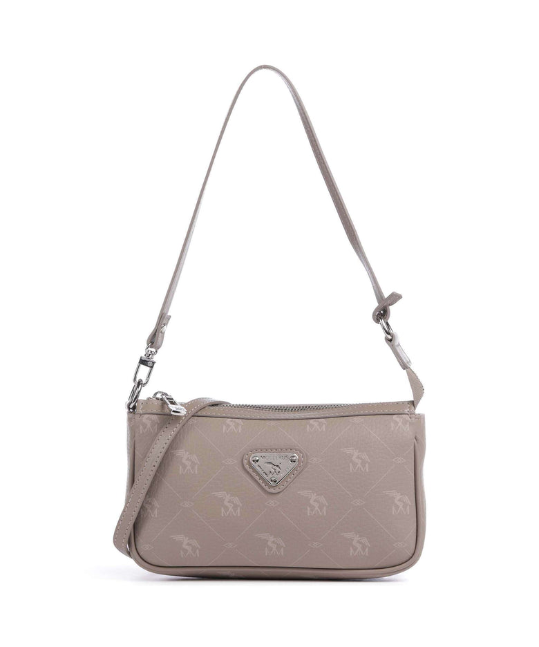 Maison Mollerus Pecarus Missy Shoulder bag taupe/rosé/silber