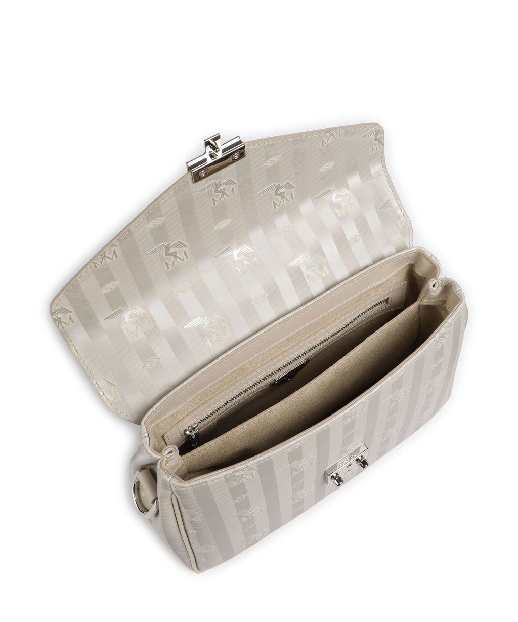 Maison Mollerus Vinerus Marly Handbag metallic silber/perle