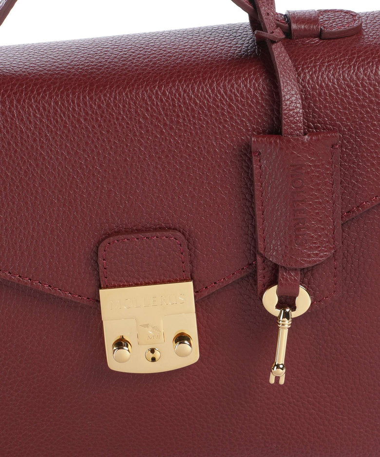 Maison Mollerus Stampato Marly Handbag antique rot