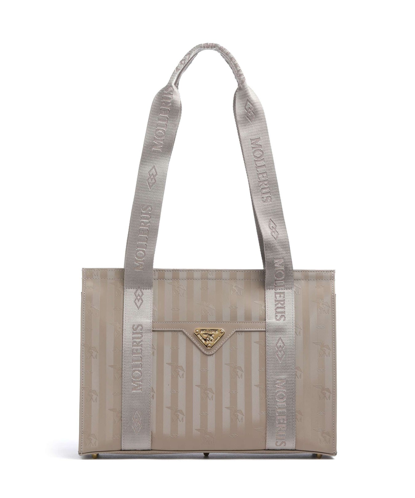 Maison Mollerus Vinerus Berlin Tote bag taupe grau