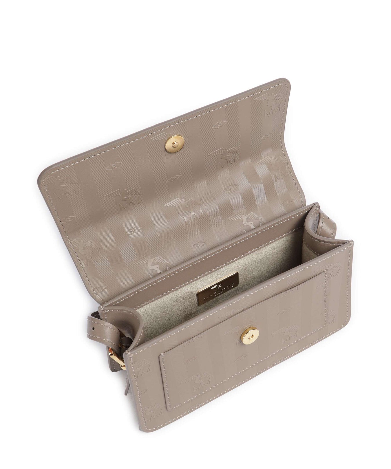 Maison Mollerus Vinerus Egg Crossbody bag taupe grau