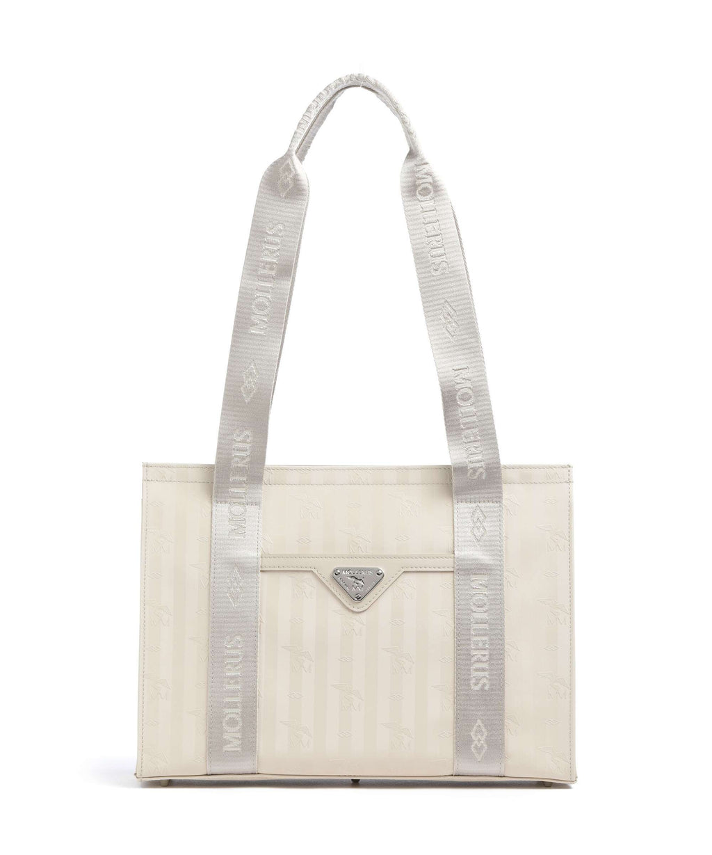Maison Mollerus Vinerus Berlin Tote bag pearl weiss
