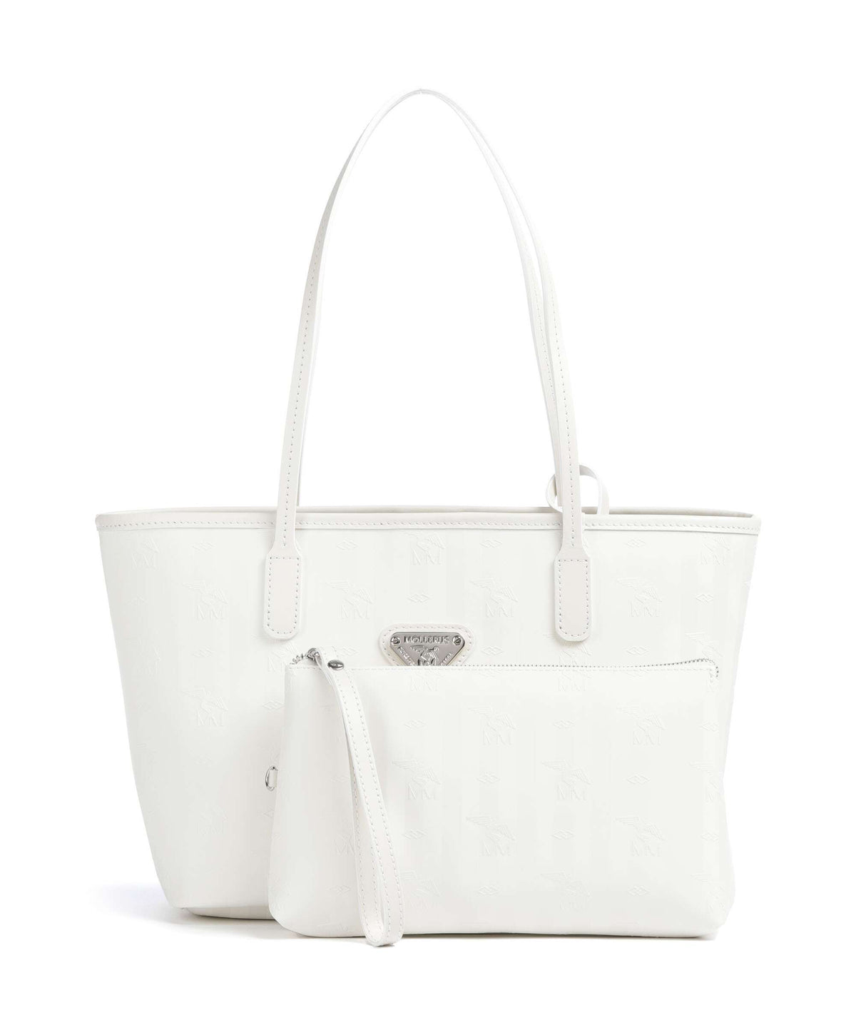Maison Mollerus Vinerus Genf Tote bag snow weiss
